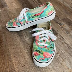 Vans Van Doren Limited Edition Flamingo Lace-Up Unisex Shoe, Size 7